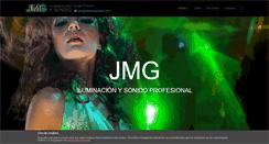 Desktop Screenshot of jmgiluminacion.com